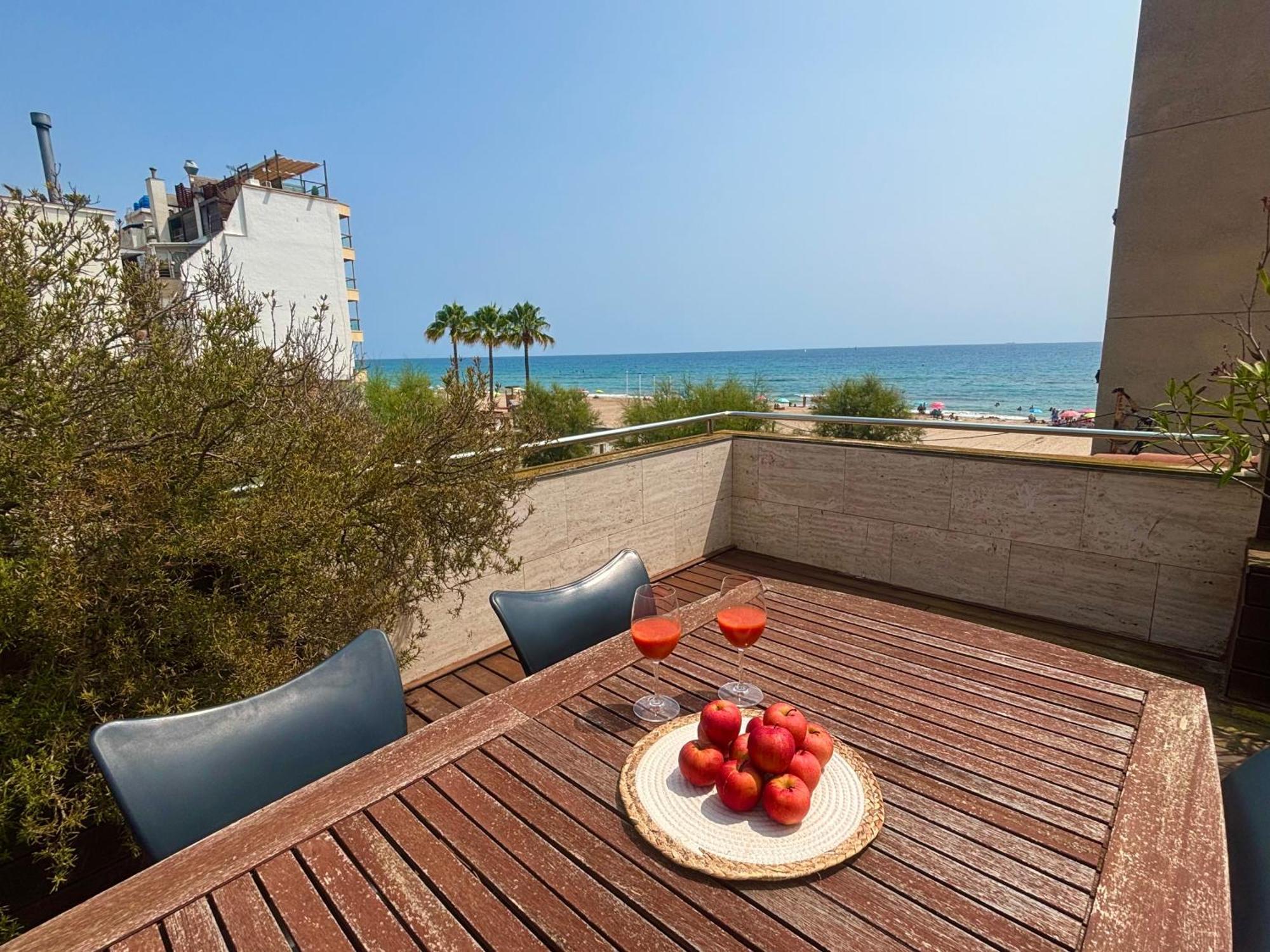 Апартаменты Increible Casa Frente Al Mar , Planta Baja Торредембарра Экстерьер фото